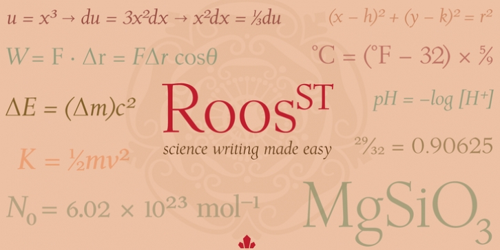 Roos ST font preview