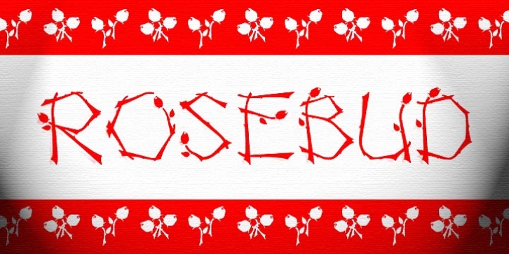 Rosebud font preview