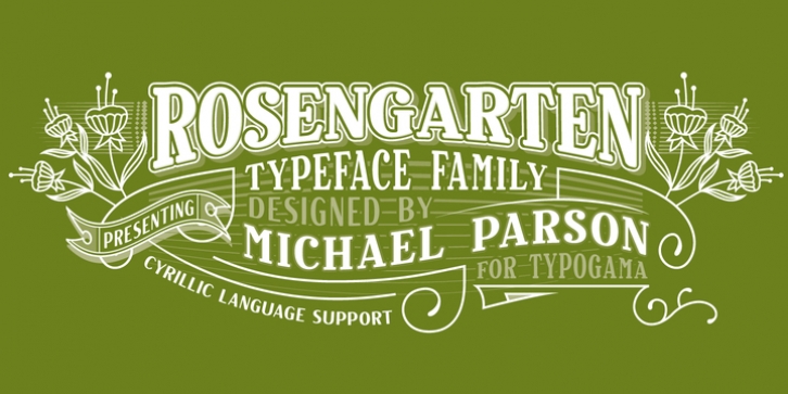 Rosengarten font preview