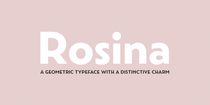 Rosina font preview