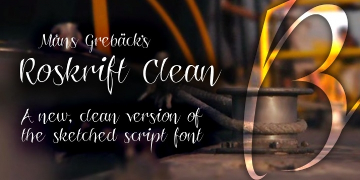 Roskrift Clean font preview