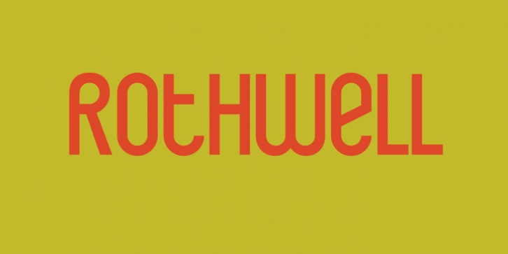 Rothwell font preview