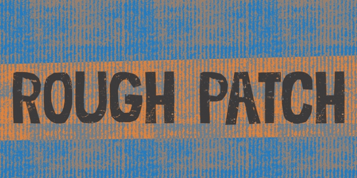 Rough Patch font preview