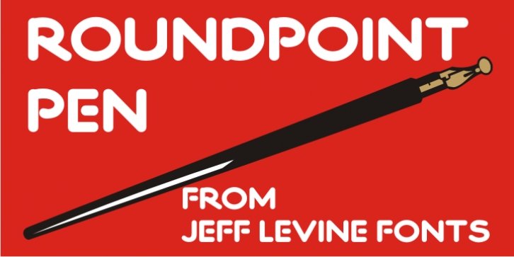 Roundpoint Pen JNL font preview