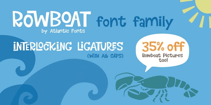 Rowboat font preview