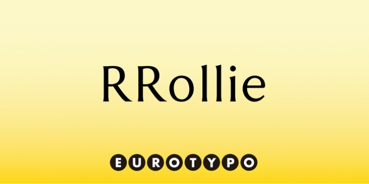 RRollie font preview