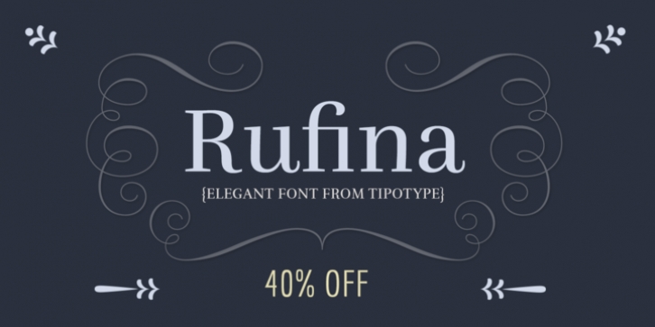 Rufina font preview