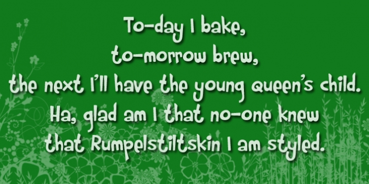 Rumpelstiltskin font preview