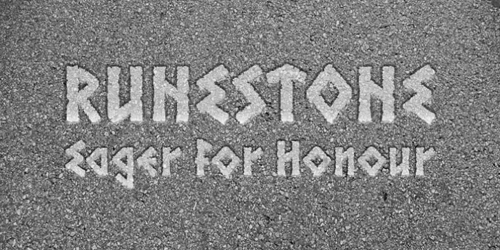 Runestone font preview