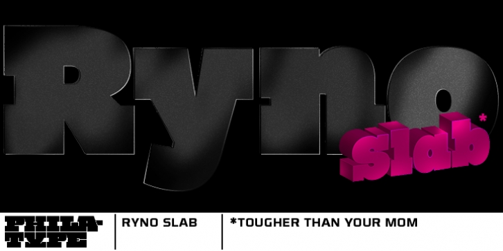 Ryno Slab font preview
