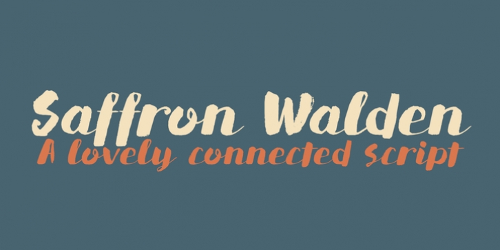 Saffron Walden font preview