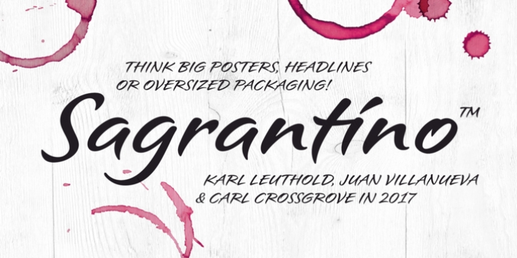 Sagrantino font preview