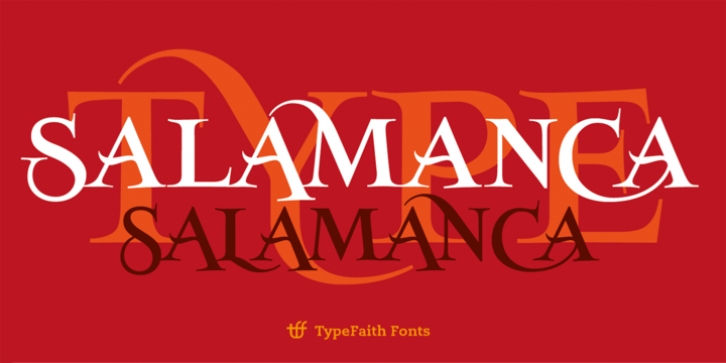 Salamanca TF font preview