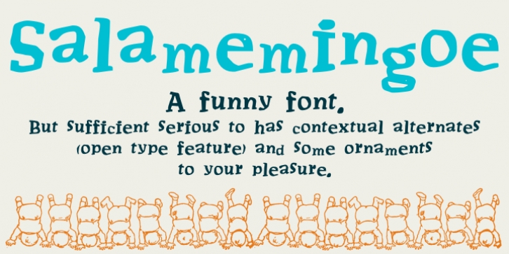 Salamemingoe font preview