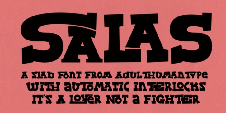 Salas font preview