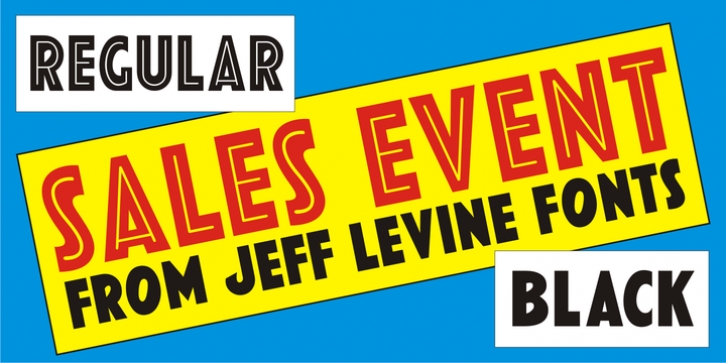 Sales Event JNL font preview