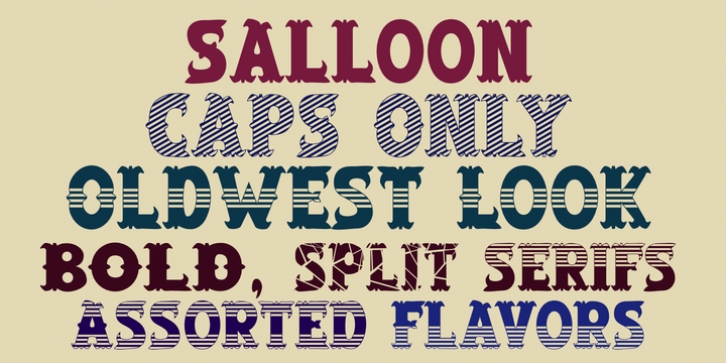 Salloon font preview