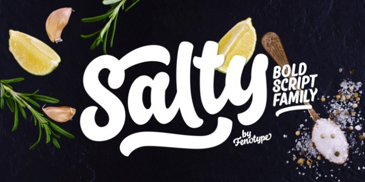 Salty font preview