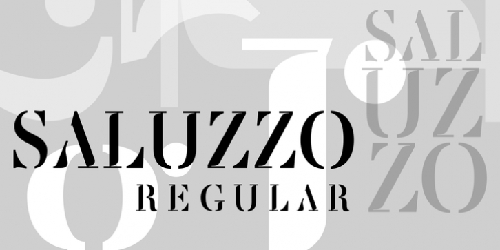 Saluzzo font preview