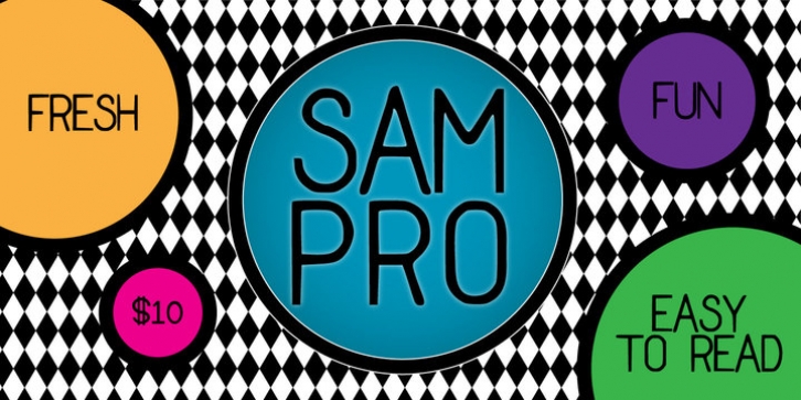 Sam Pro font preview