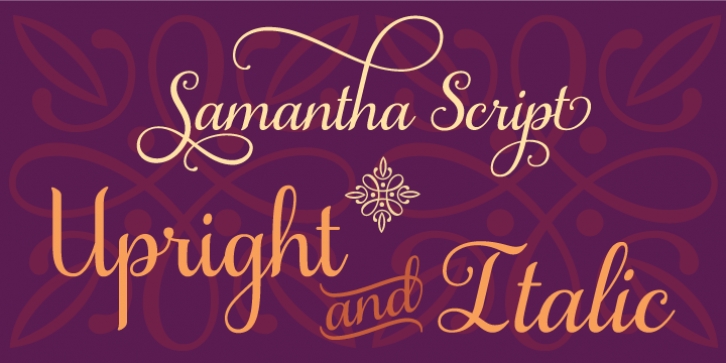Samantha Script font preview