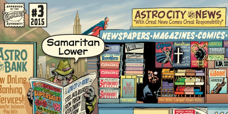 Samaritan Lower font preview