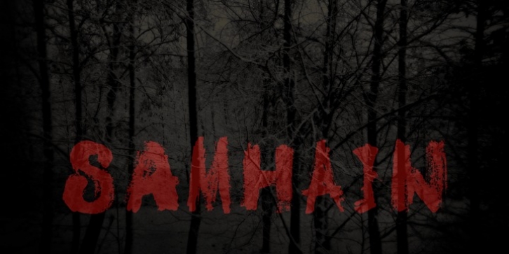 Samhain font preview