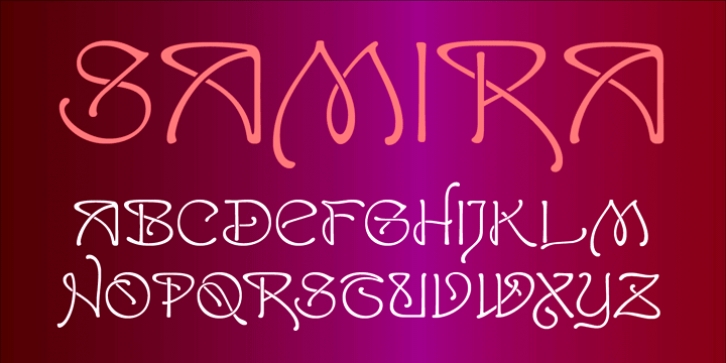 Samira font preview