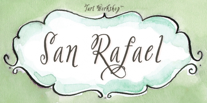 San Rafael font preview