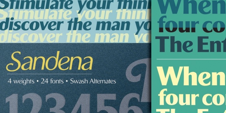 Sandena font preview