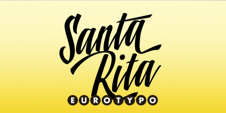 Santa Rita font preview