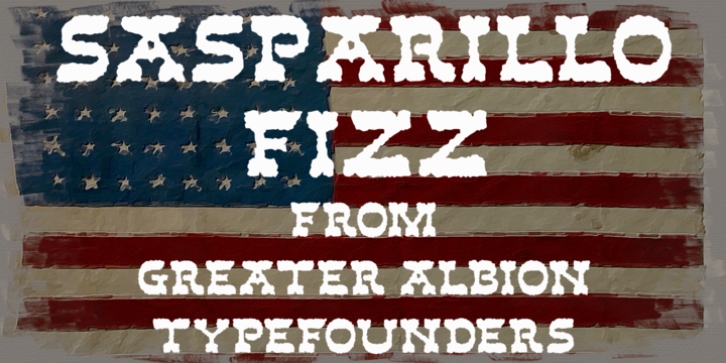 Sasparillo Fizz font preview