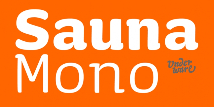 Sauna Mono Pro font preview