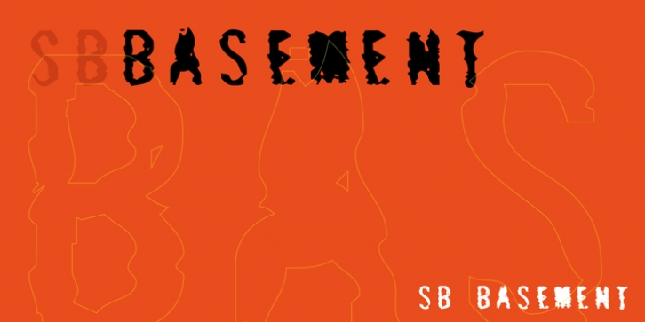 SB Basement font preview