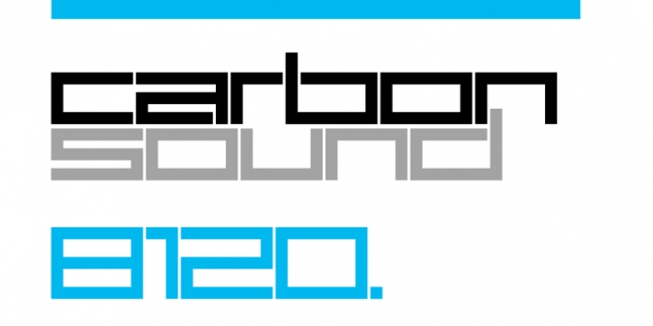 SB Carbon font preview