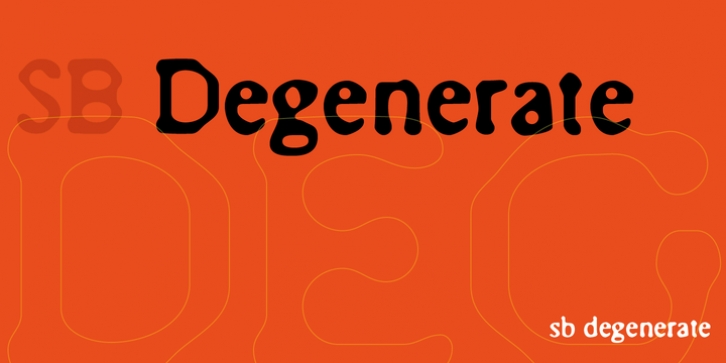 SB Degenerate font preview