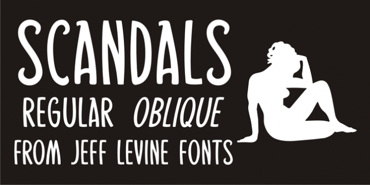 Scandals JNL font preview