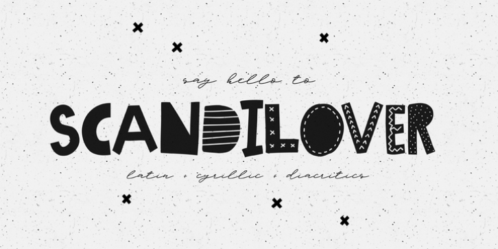 Scandilover font preview