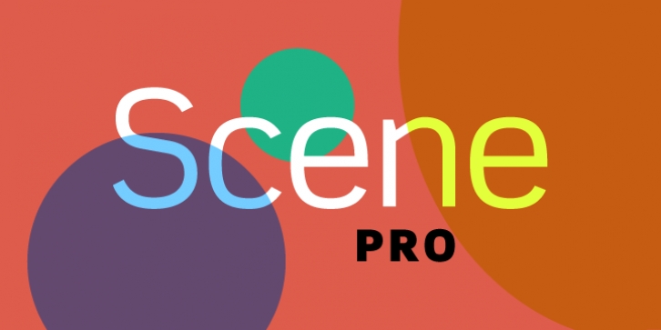 Scene font preview