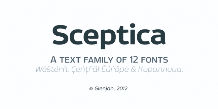 Sceptica font preview