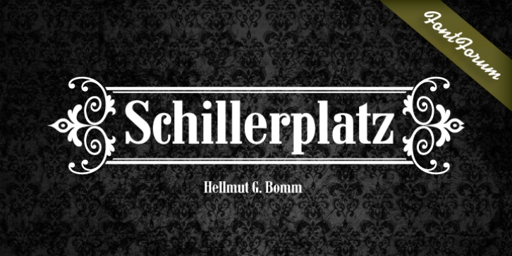 Schillerplatz font preview