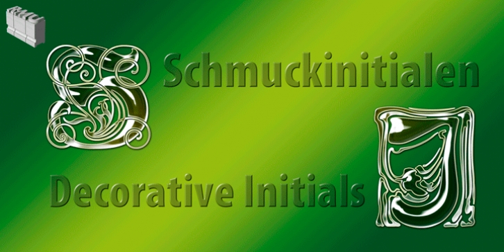 Schmuckinitialen font preview