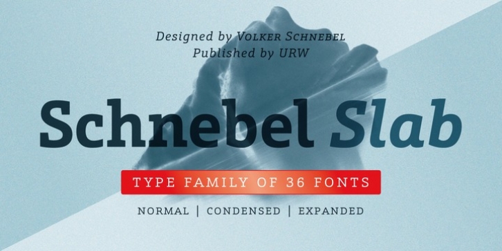 Schnebel Slab Pro font preview