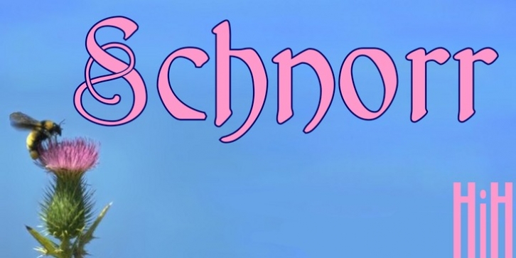 Schnorr font preview