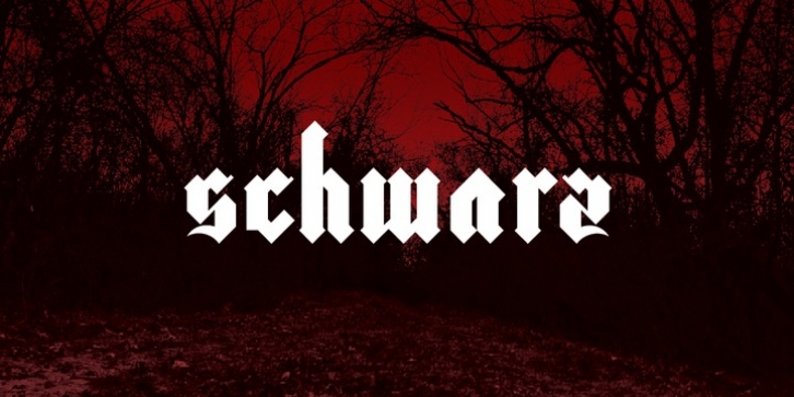 Schwarz font preview