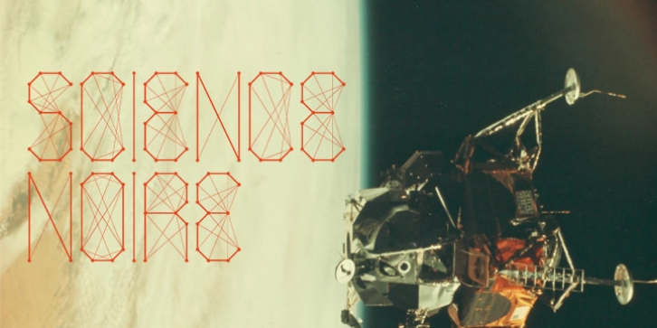 Science Noire font preview