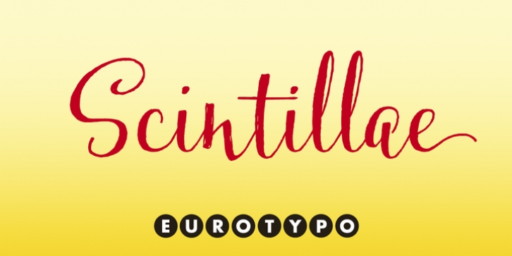 Scintillae Script font preview