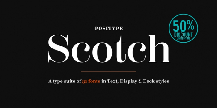 Scotch font preview