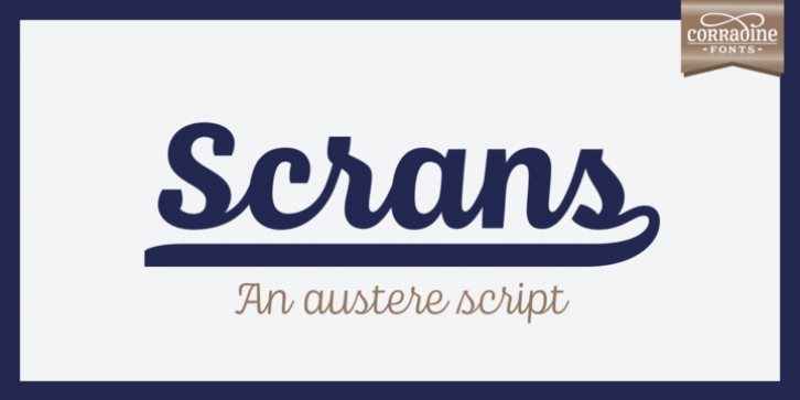 Scrans font preview