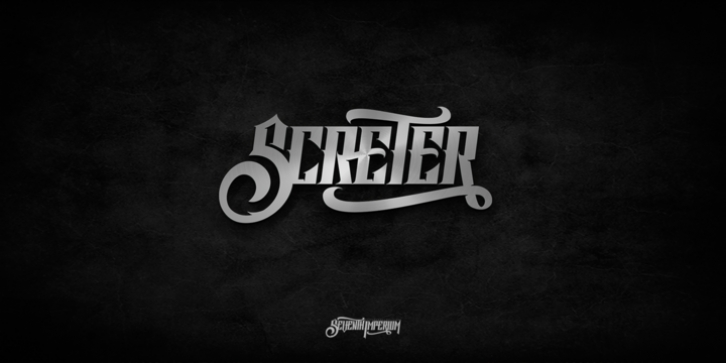 Screter font preview